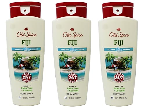 Old Spice Fresher Collection Fiji Scent Men's Body Wash 16 Oz (Pack of 3) Beauty & Personal Care Old Spice