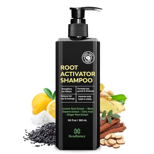 Root Activator Shampoo for Men: Hair Growth Shampoo for Hair Loss and Thinning Hair - 10.1 fl oz / 300 mL