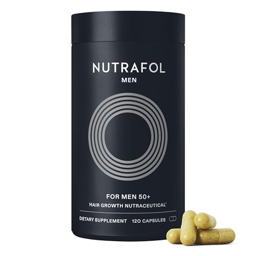 Nutrafol Men 50+ Hair Growth Supplements, Clinically Tested for Visibly Thicker Hair and Scalp Coverage, #1 Dermatologist-Recommended Hair Growth Beauty and Personal Care Nutrafol Default Title