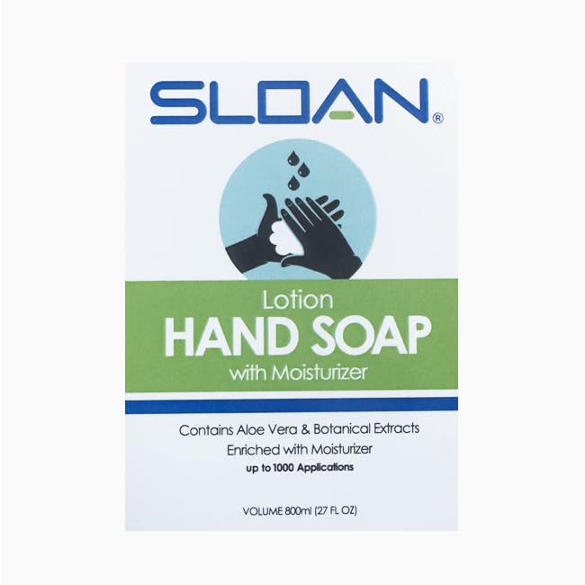 Sloan ESD-217 Lotion Hand Soap with Moisturizer, 27-Ounce Bottle - Contains Aloe Vera and Vitamin E, Enriched with Glycerin Moisturizer, 1000 Beauty & Personal Care Sloan
