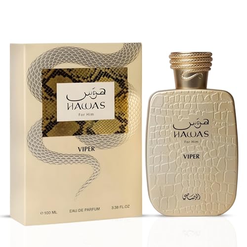 RASASI Hawas Viper Eau de Parfum for Men, 100ml (3.4 oz) Oriental & Rich Scent Spray Beauty & Personal Care RASASI
