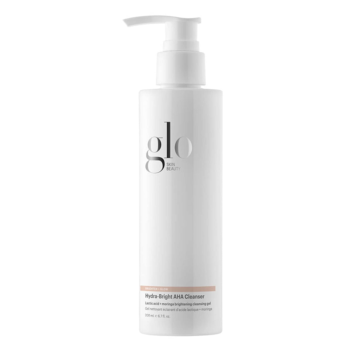 Glo Skin Beauty Hydra-Bright AHA Cleanser | Foaming Gel Cleanser Removes Makeup, Gently Exfoliates, Hydrates and Brightens Skin (6.7 Fl Oz) Beauty & Personal Care Glo Skin Beauty