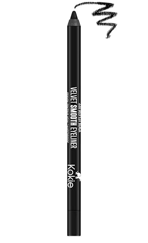 Kokie Cosmetics Waterproof Velvet Smooth Eyeliner Pencil, Deepest Black, 0.042 Ounce Beauty & Personal Care Kokie