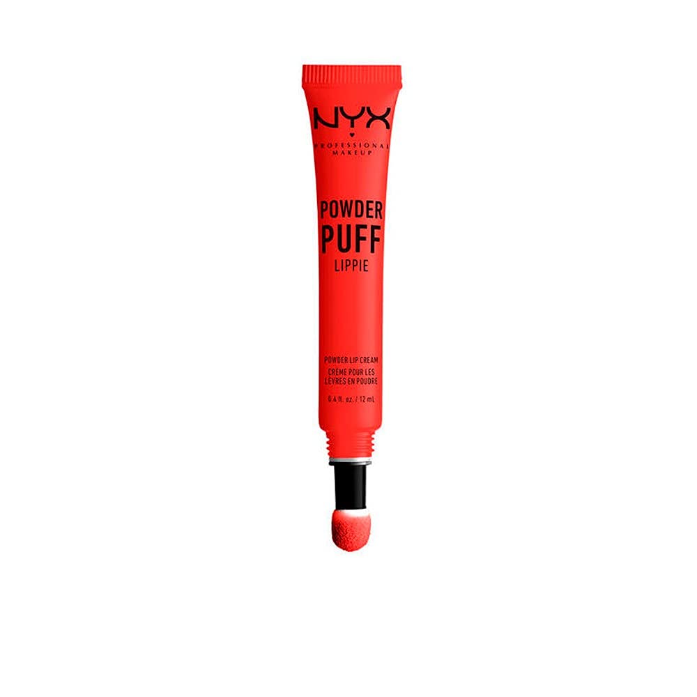 NYX PROFESSIONAL MAKEUP Powder Puff Lippie Lip Cream, Liquid Lipstick - Crushing Hard (Orange) Beauty & Personal Care NYX PROFESSIONAL MAKEUP