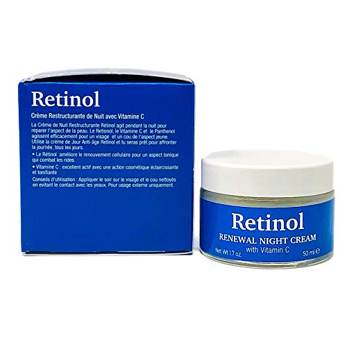 Delfanti Milano • RETINOL RENEWAL Night Face and Neck Cream • Moisturizer with Vitamin C • Made in Italy • 1.7 oz Beauty & Personal Care Delfanti-Milano