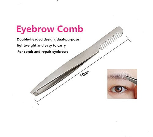 Yimart Professional Eyebrow Tweezer Set False Eyelash Extension Tool Kits Set Eyebrow Tweezers Eyebrow Trimmer Stainless Steel Eye Lashes Tweezers Beauty & Personal Care Yimart