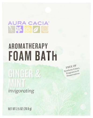 Aura Cacia Ginger Mint Foaming Bath, 2.5 OZ Beauty and Personal Care Aura Cacia