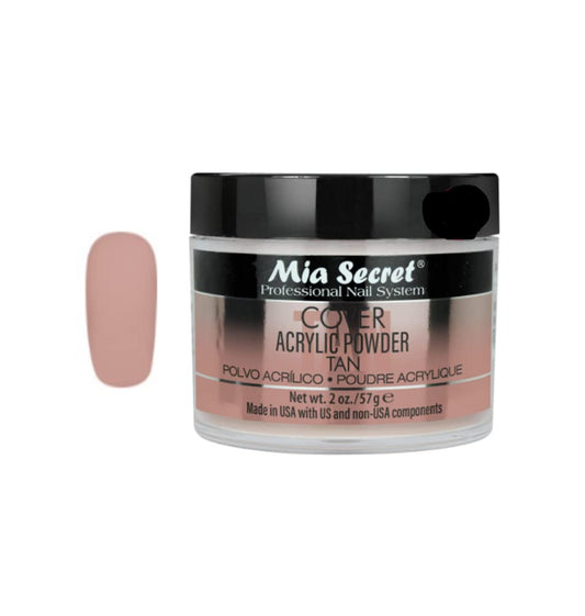 Mia Secret Cover Tan Acrylic Powder MADE IN USA Multiple Sizes (2 oz) Beauty & Personal Care Mia Secret