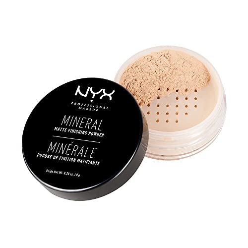 NYX PROFESSIONAL MAKEUP Mineral Matte Finishing Powder, Loose Setting Powder - Light/Medium Beauty & Personal Care NYX PROFESSIONAL MAKEUP