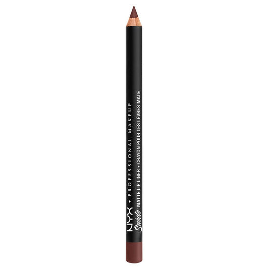 NYX PROFESSIONAL MAKEUP Suede Matte Lip Liner, Velvety-Smooth, Long-Lasting Formula For A Defined Lip Makeup Look - Cold Brew (Brown) Beauty & Personal Care NYX PROFESSIONAL MAKEUP