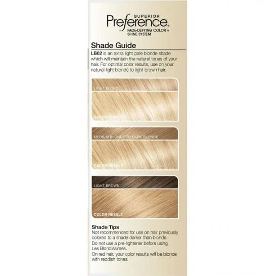L'Oreal Superior Preference Les Blondissimes, LB02 Extra Light Natural Blonde (Natural) 1 ea (Pack of 2) Beauty & Personal Care L'Oreal Paris