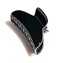 Bellefixe 7cm Premium Acetate Jaw Clip (Black) Beauty & Personal Care Bellefixe