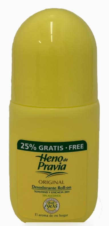 Heno De Pravia Original Roll-on Deo Deodorant 62.5 Ml. Pack of 4 Beauty and Personal Care Heno de Pravia