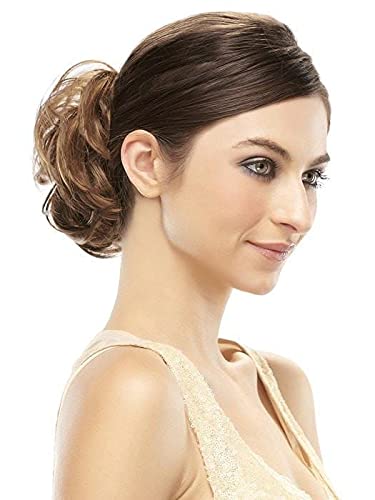Mimic Curly Ponytail Wrap Elasticized Womens Scrunchie 4.5" Length Attachment EasiHair Hairpieces,24B/27C