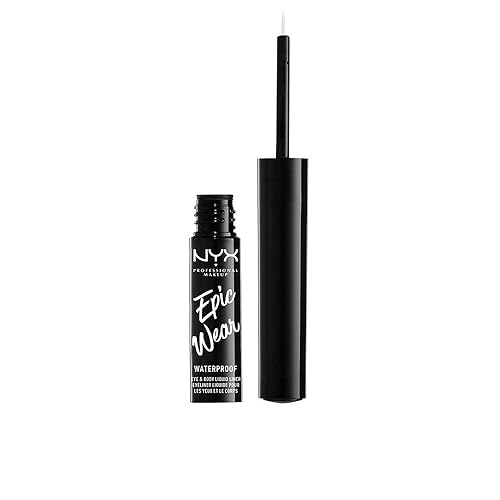 NYX PROFESSIONAL MAKEUP Epic Wear Liquid Liner, Long-Lasting Waterproof Eyeliner - White Beauty & Personal Care NYX PROFESSIONAL MAKEUP