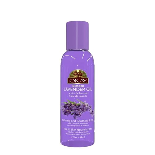 OKAY |Blended Lavender Oil | For Hair and Skin | Moisturizes | Replenishes | Free of Paraben | 2 oz Beauty & Personal Care OKAY