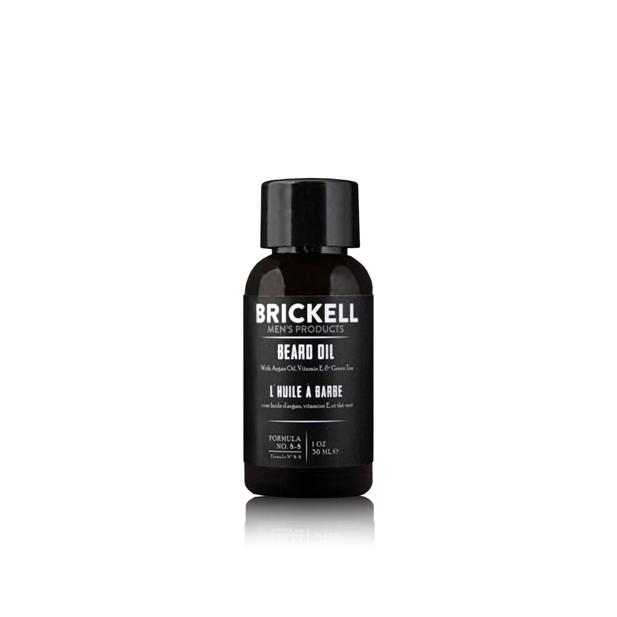 Brickell Men's Beard Oil for Men, Argan and Jojoba Oil to Strengthen and Soften Hair, With Vitamin E, 1 Ounce, Scented Beauty and Personal Care Brickell Men's Products