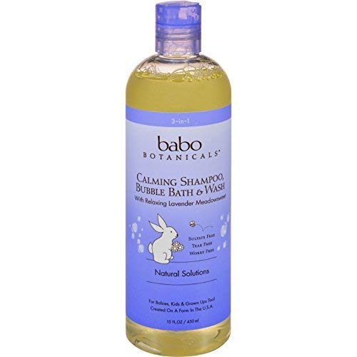Babo Botanicals Shmpo/Bblbth/Wsh Lavender 15 Oz Beauty & Personal Care Babo Botanicals
