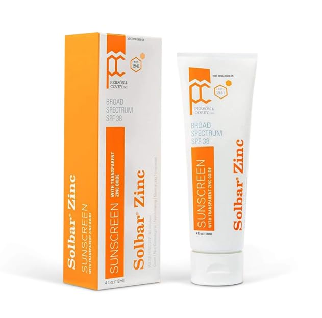 Solbar Zinc Sun Protection Cream SPF 38 4 oz (Pack of 2) Beauty & Personal Care Solbar