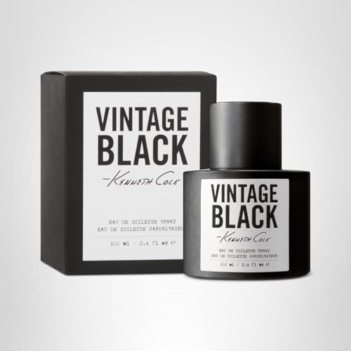 Kenneth Cole Vintage Black Eau de Toilette Spray Cologne for Men, 3.4 Fl. Oz. Beauty & Personal Care Kenneth Cole