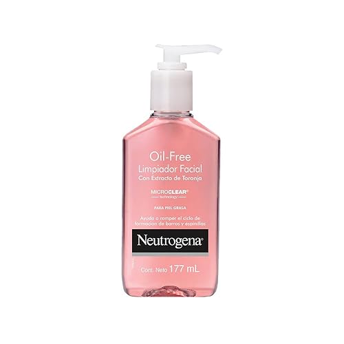 Neutrogena Oil-Free Pink Grapefruit Pore Cleansing Acne Wash and Daily Liquid Facial Cleanser with 2% Salicylic Acid Acne Medicine and Vitamin C, 6 Beauty & Personal Care Neutrogena
