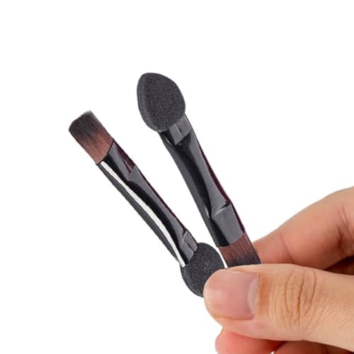 Duehut HLLMX 20 PCS Double Sided Eye Shadow Sponge Applicator Makeup Brushes Travel Eyeshadow Applicator Makeup Tool (Black) Beauty & Personal Care Duehut