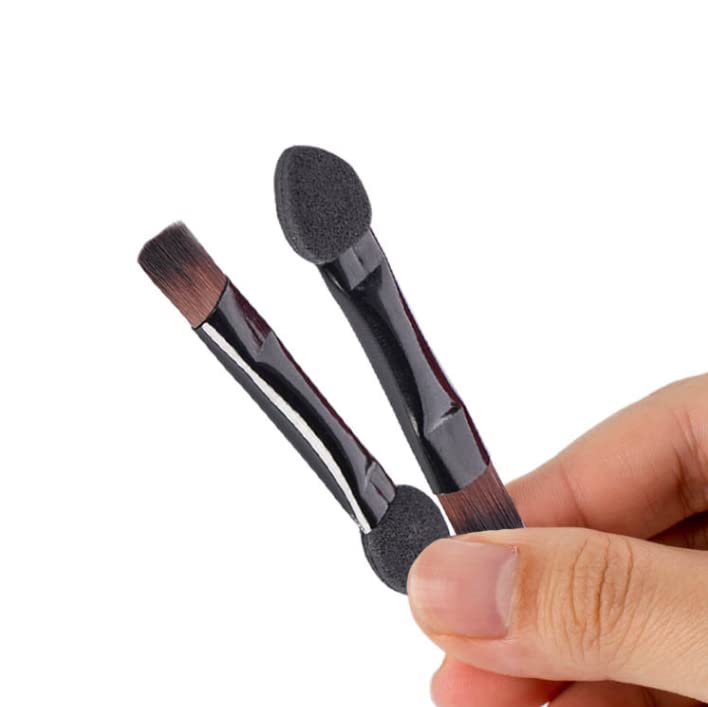 Duehut HLLMX 20 PCS Double Sided Eye Shadow Sponge Applicator Makeup Brushes Travel Eyeshadow Applicator Makeup Tool (Black) Beauty & Personal Care Duehut