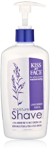 Kiss My Face Vitamin Enriched Moisture Shave with Essential Oils, Lavender & Shea - 11 oz Beauty & Personal Care Kiss My Face