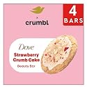 Dove x Crumbl Strawberry Crumb Cake Beauty Bar, Limited Edition, Strawberry Scent, 4 Bars Beauty & Personal Care Dove
