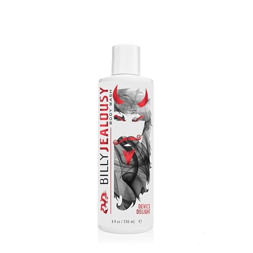 Billy Jealousy Devil's Delight Hydrating Body Wash for Men with Coconut Oil and Shea Butter, Cleanse, Smooth & Soften Skin, Black Pepper/Sandalwood Beauty & Personal Care Billy Jealousy