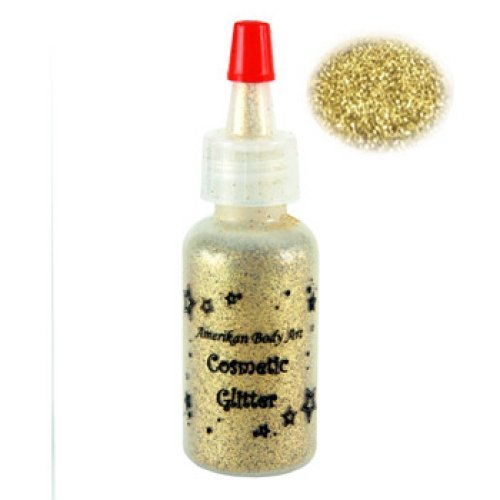 Amerikan Body Art Opaque Glitter - Brilliant Gold (0.5 oz) Beauty & Personal Care Amerikan Body Art