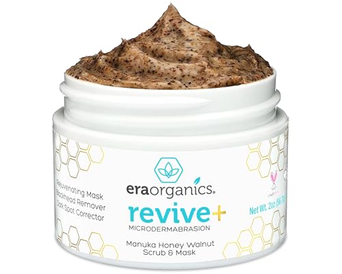 Manuka Honey Exfoliating Face Scrub - Gentle Microdermabrasion Face Exfoliator to Help Smooth, Soften & Balance with Moisturizing Organic Superfoods Beauty and Personal Care Era Organics Default Title