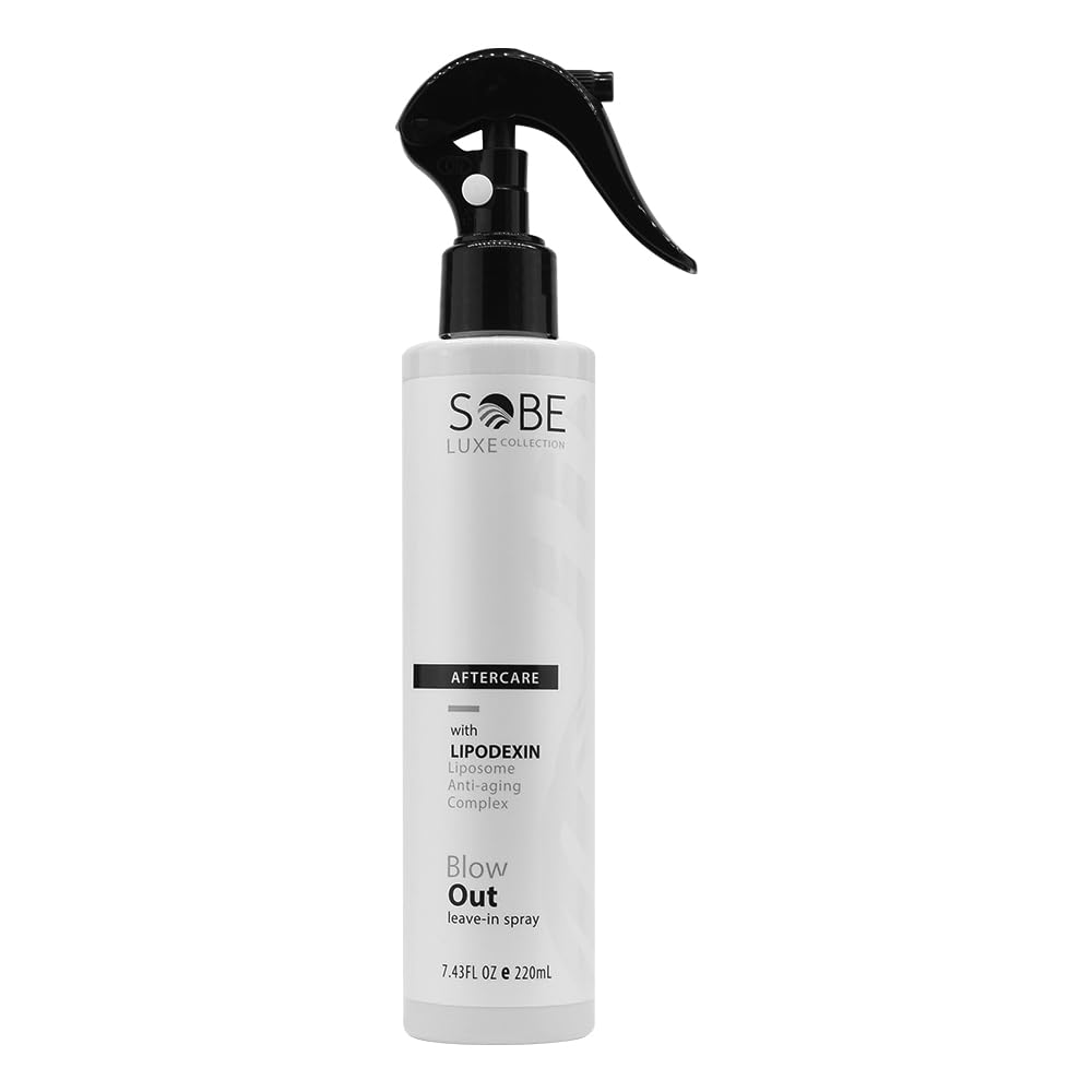 SOBE LUXE COLLECTION Heat Protectant Spray, 8 Fl Oz - Blow Dry, Thermal Styling For All Hair Types, Leaves Hair Shiny, Frizz-Free and Smooth Finish Beauty & Personal Care SOBE LUXE COLLECTION