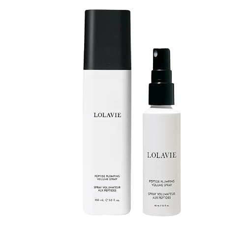 LolaVie Peptide Plumping Volume Spray Duo - Full Size 5 Fl. Oz & Travel Size 2 Fl. Oz Beauty & Personal Care LolaVie