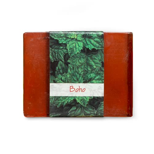 Nabila K Boho Glycerin Bar Soap | Patchouli Scent | Natural, Vegan, Hypoallergenic | 100% Vegetable Glycerin, Sulfate-Free, Paraben-Free | 4.5 oz Beauty & Personal Care Nabila K