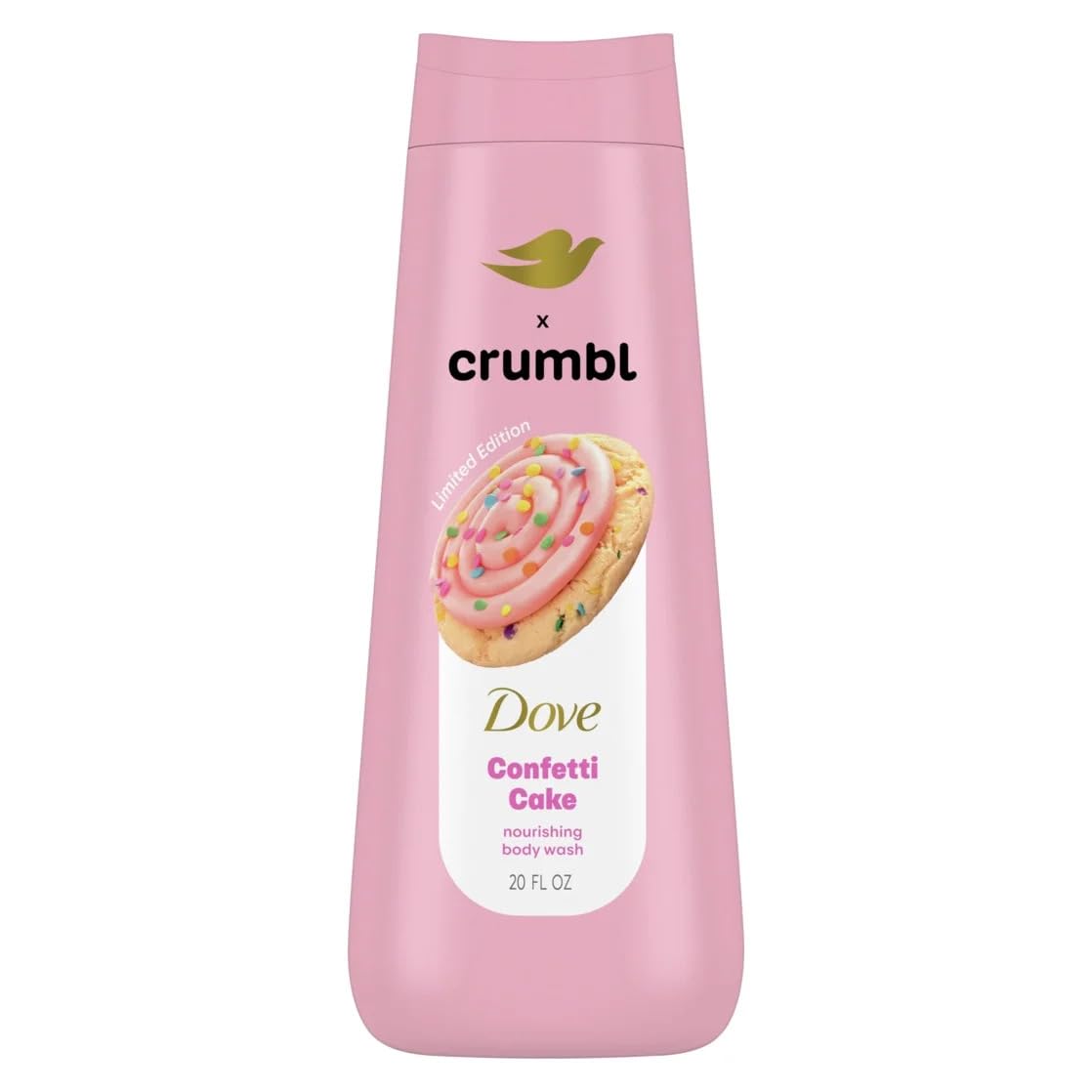 Dove Crumbl Limited Edition Confetti Cake Body Care Gift Set, 3 Count Beauty and Personal Care Dove