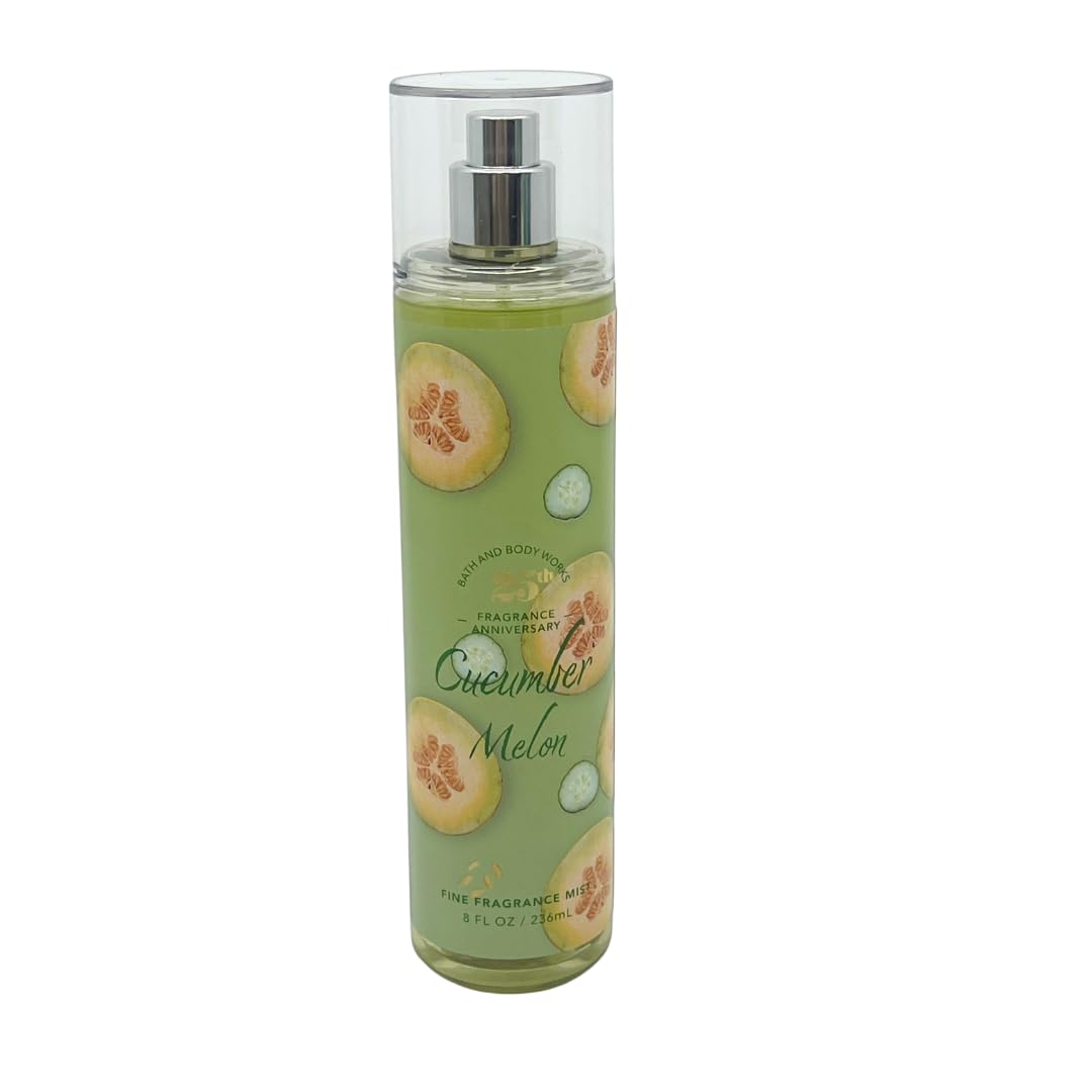 Bath & Body Works Cucumber Melon 3pc bundle - Shower Gel 10oz, Mist 8oz, & Body Cream 8oz Beauty & Personal Care Bath & Body Works