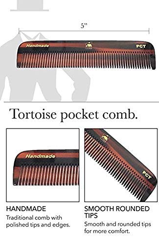 G.B.S Men’s Handmade Comb Set, Pure Synthetic Hair Brush, Dressing Comb, Pocket Comb, Mustache Comb and Military Style Hair Brush Beauty & Personal Care G.B.S