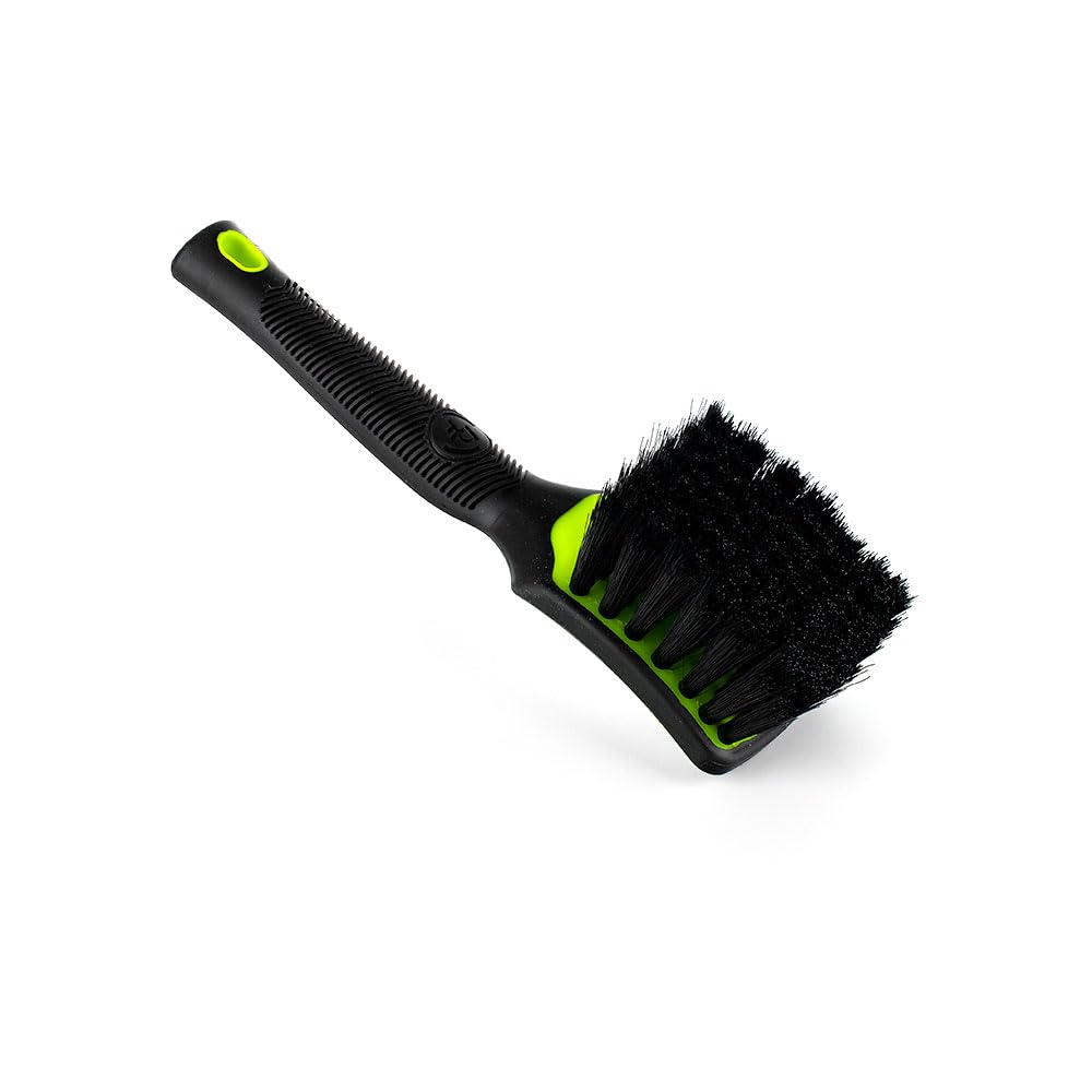 Detail Factory - ProGrip Interior Scrub Brush - Soft Bristles - Rubber Grip for Maximum Stability and Comfort - Curved Head Profile for Better Beauty and Personal Care Detail Factory