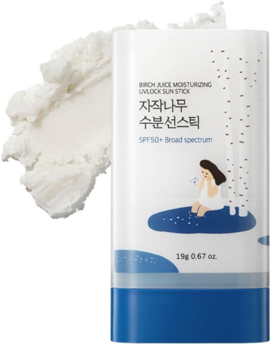 ROUND LAB Birch Juice Moisturizing Sun Stick SPF 50+, 0.67oz Beauty and Personal Care ROUND LAB Default Title