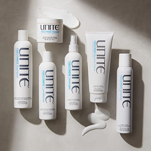 UNITE Hair 7SECONDS Shampoo | Moisturizing Daily Shampoo with Coconut, Pro-Vitamin B5 & Vegetable Proteins for Shine & UV/Thermal Protection | 10 Fl Beauty & Personal Care UNITE
