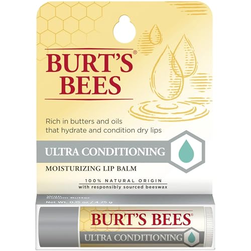 Burt's Bees Lip Balm, Ultra Conditioning with Kokum Butter, 0.15 oz (Pack of 2) Beauty & Personal Care Burt's Bees
