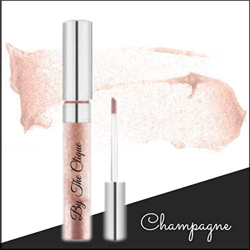 By The Clique Champagne Premium Glitter Lip Gloss Sheer Nude Glitter Gloss | Perfect Texture | Excellent Top Coat… Beauty & Personal Care By The Clique
