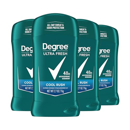 Degree Men Ultra Fresh Antiperspirant Deodorant Stick for Men 4 Pack Cool Rush 2.7 oz Beauty and Personal Care Degree