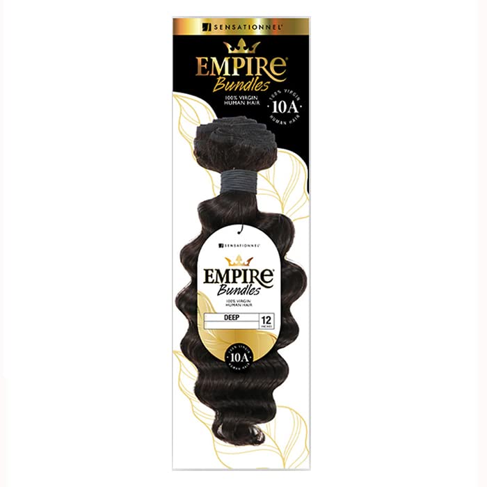 Sensationnel Empire Bundles-Deep,1 pack 10 inch, NATURAL/BLACK