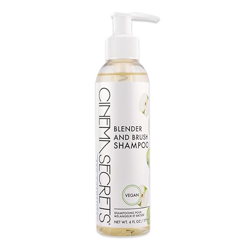 Cinema Secrets Vegan Makeup Brush Cleaner - Sponge & Makeup Brush Shampoo for Deep Cleansing - Removes Build-Up & Stains - Gentle & Cruelty-Free Beauty & Personal Care CINEMA SECRETS