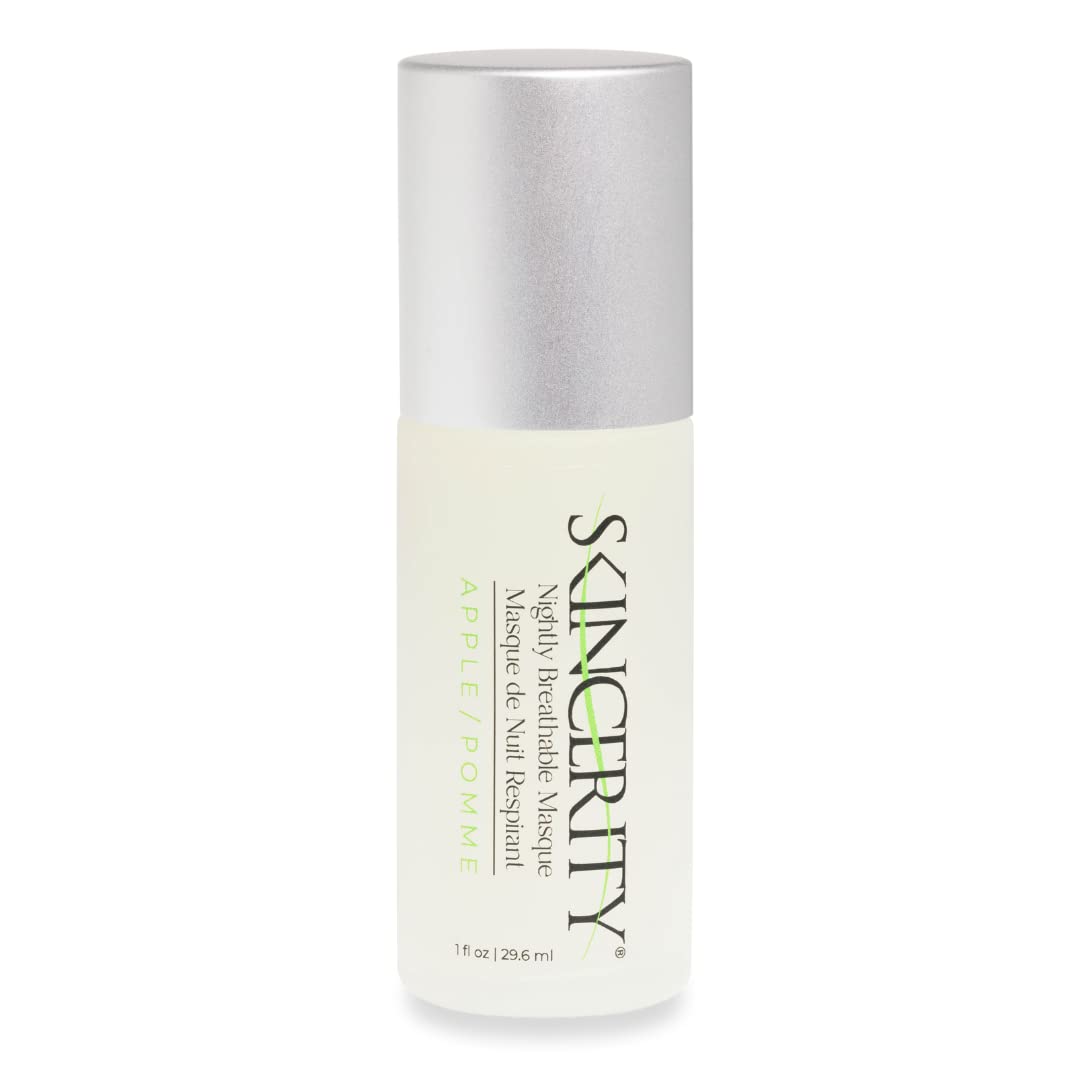 Skincerity Nightly Breathable Masque - Apple, Grapeseed Oil and Vitamin E, Anti-Aging, Reduce Pore Size and Wrinkles, Hydrating and Nourishing Beauty & Personal Care Skincerity
