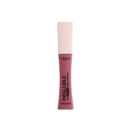 L'Oreal Paris Makeup Infallible Pro Matte Les Macarons Scented Matte Liquid Lipstick, Highly Pigmented, Longwear, Waterproof and Smudge Proof, Dose Beauty & Personal Care L'Oreal Paris