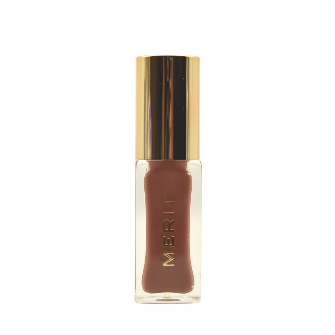 MERIT Shade Slick Classics Tinted Lip Oil Taupe Beauty & Personal Care Merit