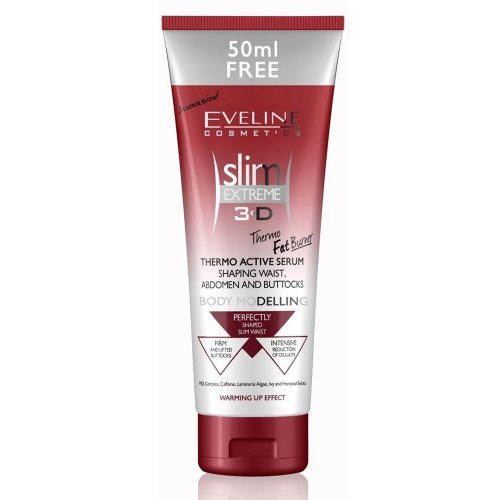 Eveline Cosmetics - Slim Extreme 3D Thermo Active Serum Shaping Wasit, Abdomen & Buttocks 250ml by MagicSupplements Beauty & Personal Care MAMMOTH Xt supplements